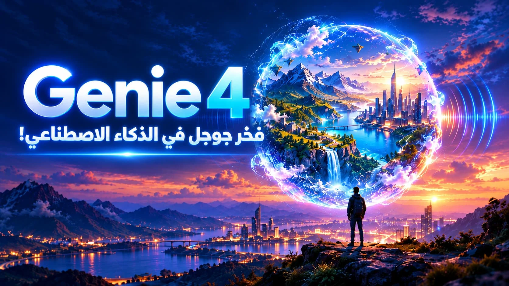 صورة توضيحية لنموذج Genie 4 من Google DeepMind لإنشاء العوالم التفاعلية بالذكاء الاصطناعي.